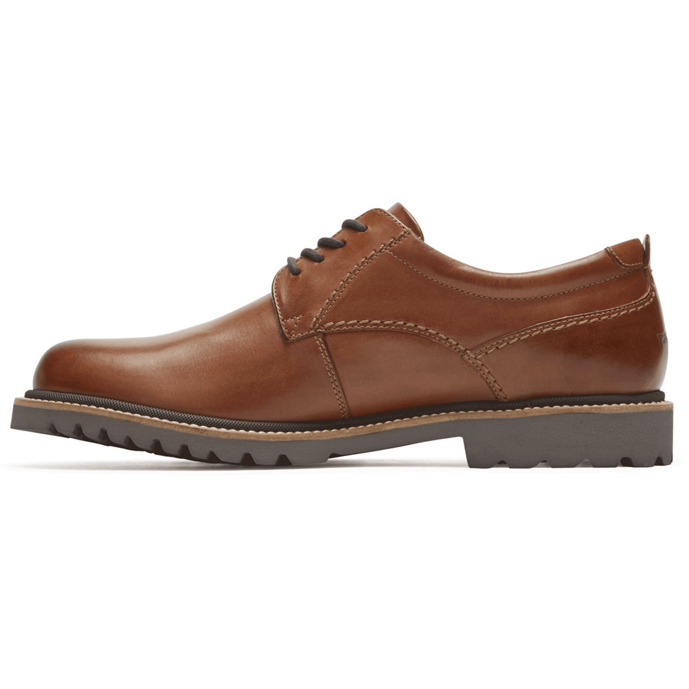 Oxfords Rockport Hombre Mexico - Marshall Plain Toe Marrom - RNQPH5148